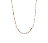 AJIRO ACCESSORY ast0158 N137 Necklace, Pearl, Freshwater Pearl, Gold, For Occasions, Weddings, After-parties, Graduations, School Entrance Ceremonies, Surgical Stainless Steel Design, Women's, Gifts