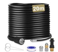 Ajiteogy High Pressure Washer Hose Cleaning Kit for Karcher K2-K7 Series, Available in 10M, 15M, and 20M Lengths (20m)