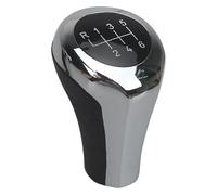 AJKSHDJA Car Gear Shift Knob for BMW 1 3 5 6 Series E30 E36 E39 E46 X5 E53 E60 E63 X3 E83 X1 E84 E90 E91 Chromed Gear Shift Knob Pen Head Ball(Chrome 6 Speed)