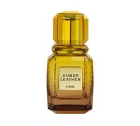 Ajmal Amber Leather Eau de Parfum 100 ml | Perfume for Men & Women | Long Lasting Woody Amber Fragrance Made in Dubai | Rich Leather & Spicy Notes | Luxury Arabic Scent