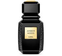 Ajmal Amber Wood EDP for Men & Women, 3.4 fl oz / 100 ml | Warm ambery-woody blend for men and women. Long-lasting and crafted in Dubai.