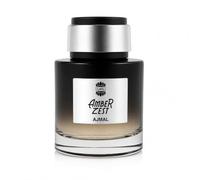 Ajmal Amber Zest Eau de Parfum 100 ml | Men’s Woody-Amber Luxury Perfume | Bergamot, Saffron & Oud | Long Lasting Oriental Fragrance Made in Dubai