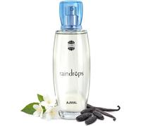 Ajmal Raindrops Eau de Parfum for Women, Floral Musky Perfume- 50ml | Elegant women’s EDP blending jasmine, ylang-ylang and rose with patchouli, musk, tonka and warm vanilla.