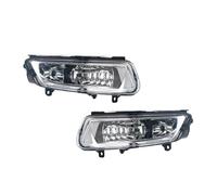 AJOHBM Car Front Bumper Fog Light Assembly Two Bulb Holes No Bulb For VW For Polo 6R Hatchback 2009 2010 2011 2012-2014(1 Left and 1 Right)