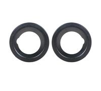 AJOHBM Car Front Bumper Fog Light Cover For X3 E83 2004 2005 2006 Front Fog Light Trim Bezel 51113400911 51113400912(Left and Right)