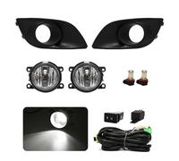 AJOHBM Car LED Fog Light Daytime Running DRL With Wires Harness Switch For Suzuki For Swift 2011 2012 2013 2014 2015 2016 2017 (LED WHITE)