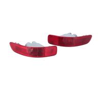 AJOHBM Car Rear Bumper Brake Lamp Tail Warming Reflector Fog Light No Bulb For Peugeot 4007(1pair no bulb)