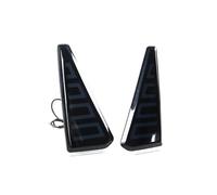 AJOHBM For Toyota For NOAH For VOXY 80 Series Car Flashing LED Reflector Lamp Rear Fog Lamp Bumper Light Brake Warning Light 2PCS(Style 2)