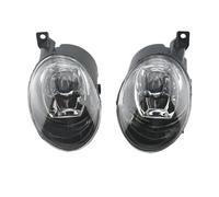 AJOHBM For VW For Golf MK6 2009 2010 2011 2012 2013 DRL Fog Light Car LED Lens Fog Lamp 2PCS(Style A White)