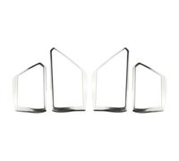 AJOHBM For VW For T-ROC 2018-2023 Car Door Inside Audio Speak Sound Cover Ring Circle Lamp Trim