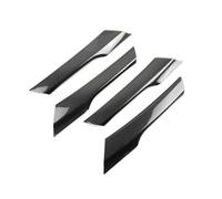 AJOHBM for VW for Tiguan 2008 2009 2010 2011 2012 2013 2014 2015 2016 Car Interior Door Armrest Handle Pull Cover Trim (Carbon Fiber Texture)