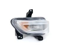 AJOHBM Front Bumper DRL Daytime Driving Running Light Fog Light Lamp With Bulb For Jeep For Renegade 2015-2018 (1pc left)