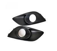 AJOHBM Front Left Right Side Fog Light Bezel Frame Cover For Suzuki For Swift 2011 2012 2013 2014 2015 2016 2017 Black Plastic(Pair left right)