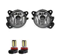 AJOHBM Headlight Car Accessories For VW For Transporter T5 For Caravelle For Multivan For Crafter For Polo For Gol 2009 2010 2011 Fog Lights(White Light lamps)