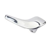 AJOHBM Interior Handle Door Handle Driver Side Left Right Chrome for Vauxhall for Opel for Corsa D 2006 2007 2008 2009 2010 2011 2012 2013 2014 Mk3 / Hatchback(Right)