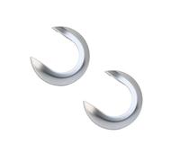 AJOHBM Interior Handle for Nissan for Tiida 2005-2010 1.6 LIVINA NV200 Car Interior Door Handle Cover Decorative Trim Inside Handle Escutcheon Auto Parts(Silver-2pcs)