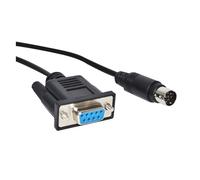 AJOHBM RS422 INTERFACE DB9 D-SUB 9PIN TO MINI DIN 8P MD8 MALE OPERATING UNIT CONNECT TO MITS~BISHI ELECTRIC PLC 6XV1440-2P CABLE (Size : 1.8M, Color : DB9 F TO MD8)