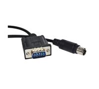 AJOHBM RS422 INTERFACE DB9 D-SUB 9PIN TO MINI DIN 8P MD8 MALE OPERATING UNIT CONNECT TO MITS~BISHI ELECTRIC PLC 6XV1440-2P CABLE (Size : 1.8M, Color : DB9 M TO MD8)