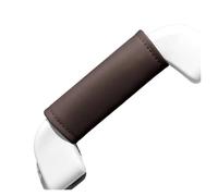 AJOHBM Soft Plush Car Roof Armrest Non-Slip Car Handle Protector Pull Handle Cover Ceiling Handle Protective Cover Auto Interior Supply(Brown)