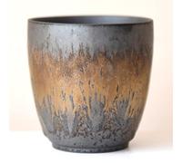 AJOHBM Vintage Firewood Teacup Handmade Kung Fu Tea Cup Set Rough Pottery Rust Glaze Master Water Cup Single Ceramic Coffee Mug