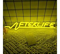 Ajoyferris Cyberpunk Neon Sign Game Led Sign for Wall Decor Shooting Games Neon Light for Gaming Room Man Cave Bedroom Decoration Afterlif Neon Light Sign for Teen Boys