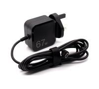 AJP 67W USB C Fast Charger for HP ProBook 4 G1ah 14 inch Notebook PC D85C9PA, DD9R4PC, DL5J4PA, DM5A6PA, DM5F0PA UK Wall Plug GaN TYPE C Power Adapter