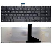 AJParts New Compatible With for TOSHIBA SATELLITE PRO C50-A-1M3 Notebook Laptop Keyboard UK Layout Black