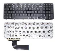 AJParts NEW HP 15-G125DS NOTEBOOK KEYBOARD BLACK FRAME UK LAYOUT