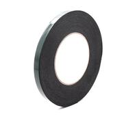 AJPARTS UK Automotive Double Sided Tape 6mm x 10m - Waterproof Heavy Duty Mounting Tape with Dual Adhesive Technology - Strong Bond for Curved Surfaces, Trims & LED Strips BLACK (2 Pack)