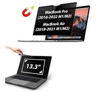 AJPARTS UK Magnetic Privacy Screen Filter for mac book 13.3", Easy On/Off Anti-Blue Light, Anti-Glare Privacy Screen Protector, Compatiable for mac Laptop 13 inch (2018-2021 M1/M2) Aspect 16:10