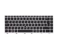 AJPARTS UK New Laptop Keyboard for HP EliteBook 745 G5 745 G6 840 G5 840 G6 Compatible PN: L09813-031 Backlit UK Layout English Keyboard QWERTY without Frame