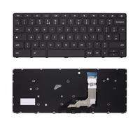 AJPARTS UK New Laptop Keyboard for Lenovo 500E YOGA CHROMEBOOK GEN 4 82W5000AAU, 82W5000BAU, 82W5000CJP Non-Backlit UK Layout English QWERTY Keyboard without Frame