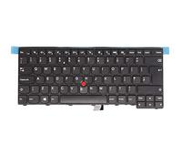 AJPARTS UK New UK Layout English Keyboard Compatible with Lenovo Thinkpad FRU: 04X0264 04Y0824 04Y0862 04Y2726 04Y2756 04Y2763 04Y2793 04Y2874 Laptop Non Backlit Keyboard With Mouse Pointer Frame