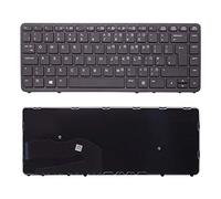 AJPARTS UK New UK Layout Keyboard for HP EliteBook 745 G1, 840 G2 With Non Backlit + Frame Black UK Seller
