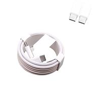AJPARTS UK New USB-C to USB-C Cable Compatible with Dell/HP/Lenovo/Asus/Acer/Toshiba Replacement Power Delivery PD Type-C Fast Charging Cable/Cord/Lead 2Meter White