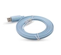 AJPARTS UK USB-A to RJ45 Serial Console Cable 3M, USB 2.0 Type-A RS232 Adapter for Network Device Configuration, Compatible with Windows 10 & 11