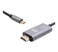 AJPARTS UK USB C to HDMI Cable, [4K, High-Speed] USB Type-C to HDMI for Home Office, [Thunderbolt 3/4 Compatible] for IPHONE 16 15 Pro/Pro Max, Mac book Pro/Air, IPAD Pro/Air, IMAC, S23, XPS 17 etc