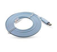 AJPARTS UK USB to RJ45 RS-232 Serial Console Cable 5m, USB-A Adapter for Network Switches & Routers, Windows/Mac/Linux