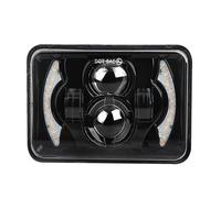 AJQBRMB Car Front Headlight Blister Car 80W 4x6 Inch LED H4 Headlights Projector High Low Beam Work Light For H4651 H4652 H4656 H4666 Truck Conversion Offraod