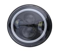 AJQBRMB Car Front Headlight Blister For Jeep For Wrangler JK 1997 1998 1999 2000 2001 2002-2006 4x4 H4 High Low Beam Round Headlamp Cars Running Lights 7'' Led Headlight