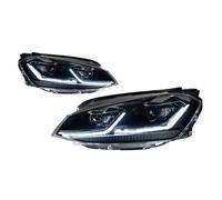 AJQBRMB Car Front Headlight Blister For VW For Golf 7 MK7 2013 2014 2015 LED Headlight Design DRL Hid Dynamic Signal Head Lamp Bi Xenon Beam Accessories Car Styling