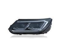 AJQBRMB Car Front Headlight Blister For VW For Tiguan 2013 2014 2015 2016 Car Styling Headlights LED Headlight Head Lamp DRL Signal Projector Lens Blue Start-up