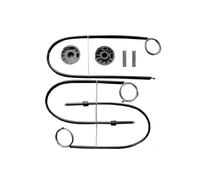 AJQBRMB for Smart Roadster 2003 2004 2005 Roadster Window Regulator Repair KIT Front Left Side Power Window Regulator