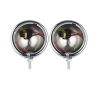 AJQBRMB Motorbike Spotlights 2 Pcs 4.5 Inch Motorcycle LED Passing Lights Bracket Auxiliary Lamp For Fog Lamp Housing 4 1/2 Parts Accessories Headlight(Short Wire)