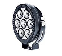 AJQBRMB Motorbike Spotlights 2 Pcs Motorcycle Headlights White Yellow 7 LED Working Front Light Motorbike Fog Lamp Scooters Waterproof Spotlight Headlight(Set A)