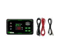 AJTUTUS 3 Digit Battery Percentage Meter with Warning and Memory Retention for Automotive Marine Use Eays to Operate High Accuracy Voltages Meter