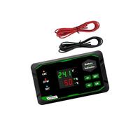 AJTUTUS 3 Digit Battery Percentage Meter with Warning and Memory Retention for Automotive Marine Use Eays to Operate High Accuracy Voltages Meter