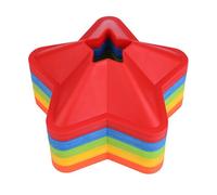 AJTUTUS 50Pcs Training Cones Star Shape Soccer Cones Thick Disc Sign Plate for Sports Field Cone Marker Enduring Soccer Disc Football Training Markers Gear for