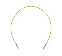 AJTUTUS Aluminum Knitting Needle Cable Replacement, Gold 100CM