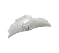 AJTUTUS Ancient Greek Medusa Gorgon Ornament, White L